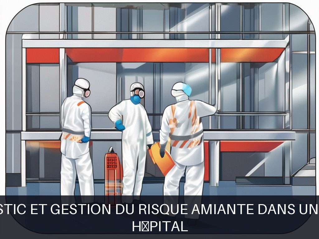 Illustration pour Désamiantage - Hôpital: Diagnostic et gestion du risque amiante dans un hôpital (Potentiel Amiante à Court Terme)