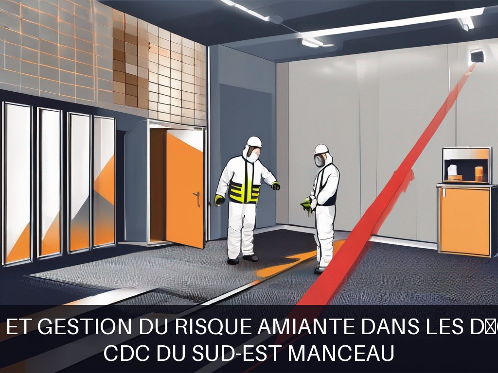 Illustration pour Désamiantage - CDC DU SUD-EST MANCEAU: Formation et gestion du risque amiante dans les déchetteries