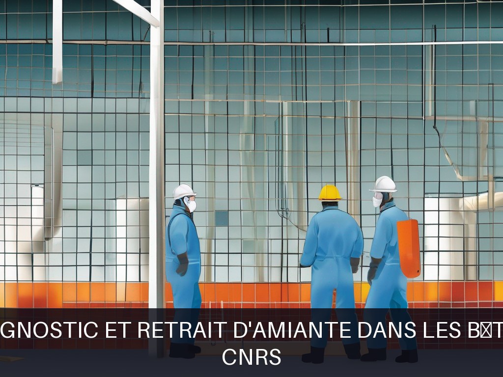 Illustration pour Désamiantage - CNRS: Chantier de diagnostic et retrait d'amiante dans les bâtiments du CNRS (Risque Amiante Urgent!)