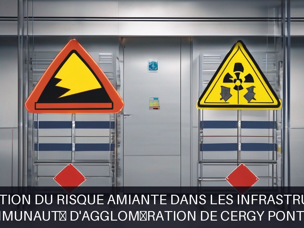 Illustration pour Désamiantage - Communauté d'Agglomération de Cergy Pontoise: Diagnostic et gestion du risque amiante dans les infrastructures routières (Potentiel Ami