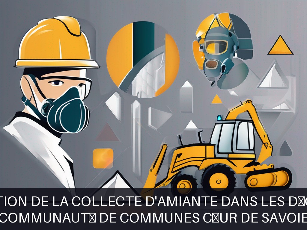 Illustration pour Désamiantage - Communauté de Communes Cœur de Savoie: Optimisation de la collecte d'amiante dans les déchèteries