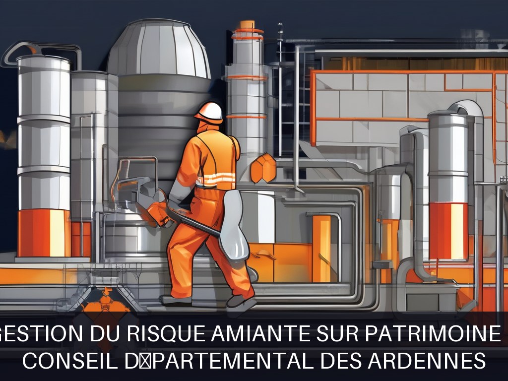 Illustration pour Désamiantage - Conseil Départemental des Ardennes: Diagnostic et gestion du risque amiante sur patrimoine départemental (Potentiel Amiante à Court Ter