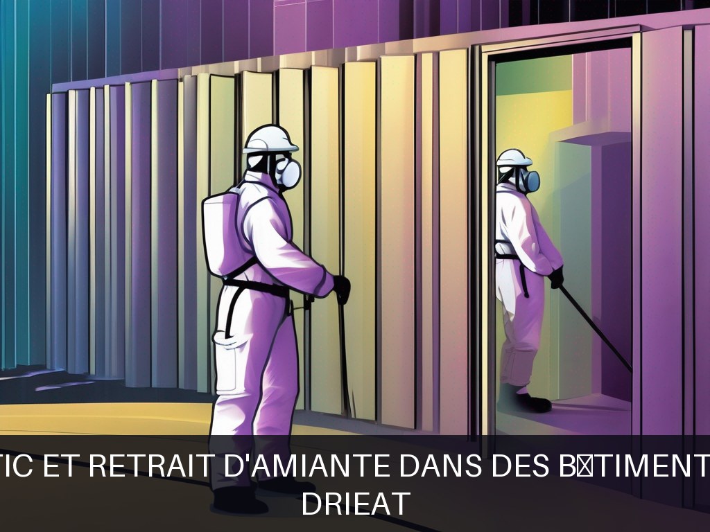 Illustration pour Désamiantage - DRIEAT: Diagnostic et retrait d'amiante dans des bâtiments publics (Potentiel Amiante à Court Terme)