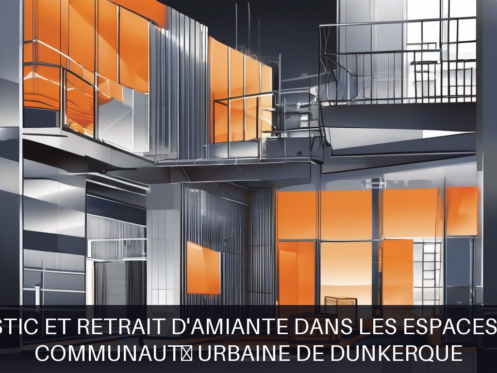 Illustration pour Désamiantage - Communauté Urbaine de Dunkerque: Diagnostic et retrait d'amiante dans les espaces publics