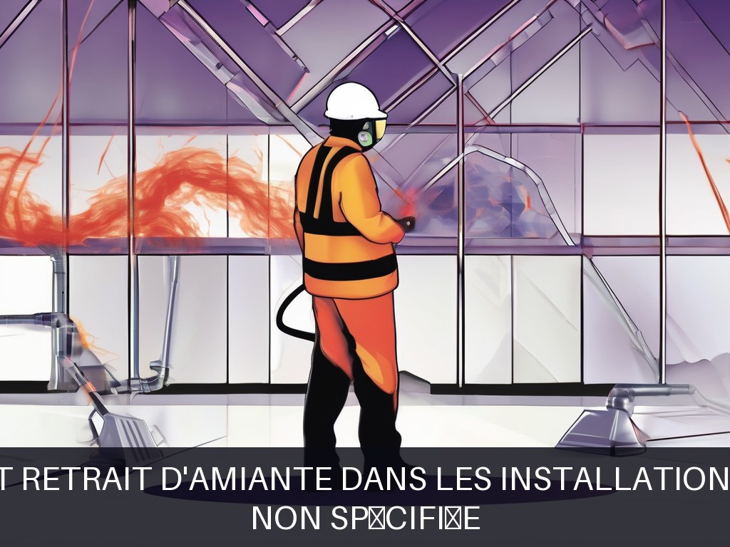 Illustration pour Désamiantage - Non spécifiée: Diagnostic et retrait d'amiante dans les installations techniques (Potentiel Amiante à Court Terme)