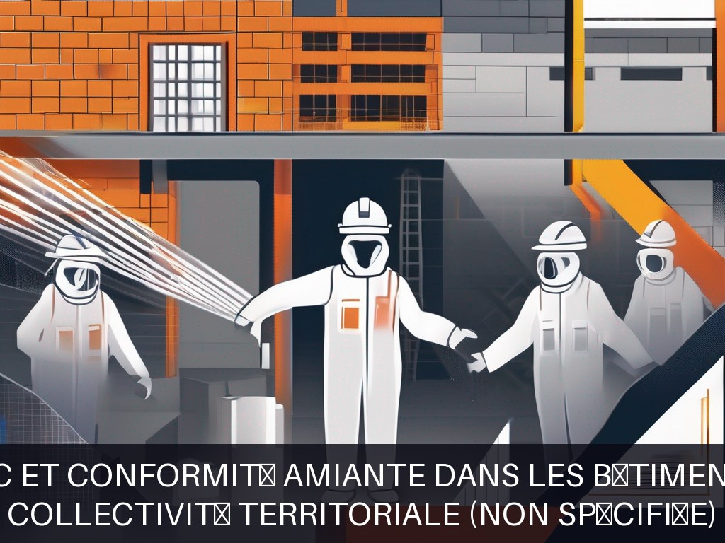 Illustration pour Désamiantage - Collectivité territoriale (non spécifiée): Diagnostic et conformité amiante dans les bâtiments publics (Potentiel Amiante à Court Terme