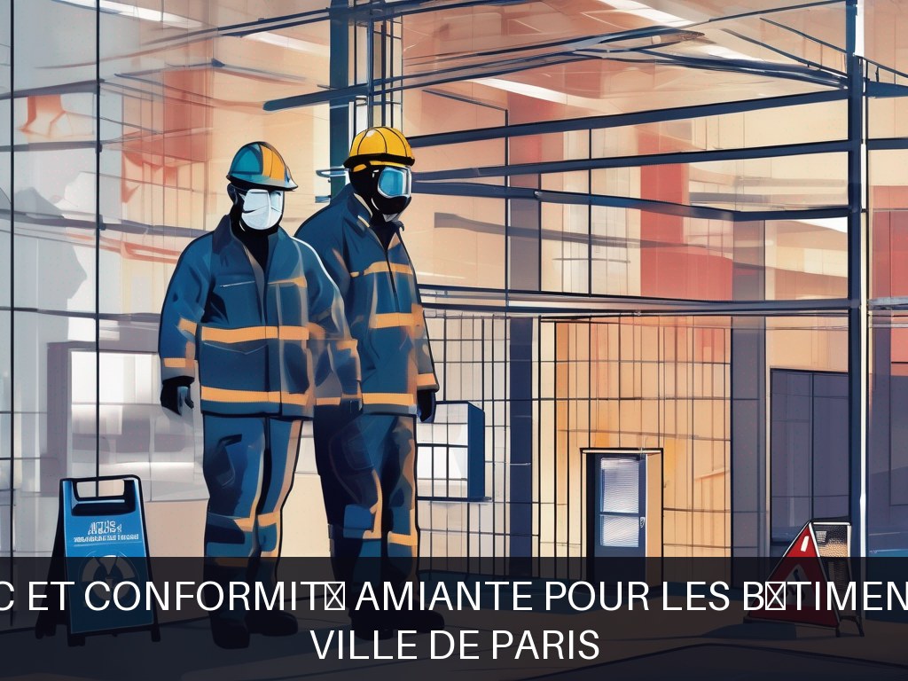 Illustration pour Désamiantage - Ville de Paris: Diagnostic et conformité amiante pour les bâtiments publics