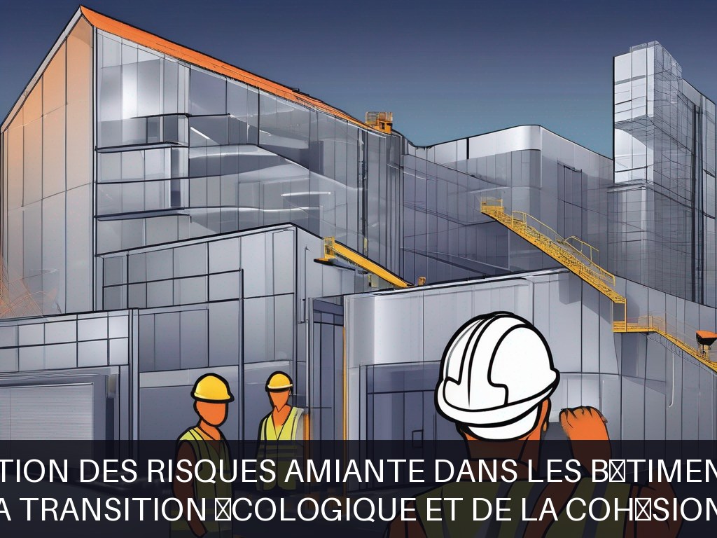 Illustration pour Désamiantage - Ministère de la Transition Écologique et de la Cohésion du Territoire: Diagnostic et gestion des risques amiante dans les bâtiments adm