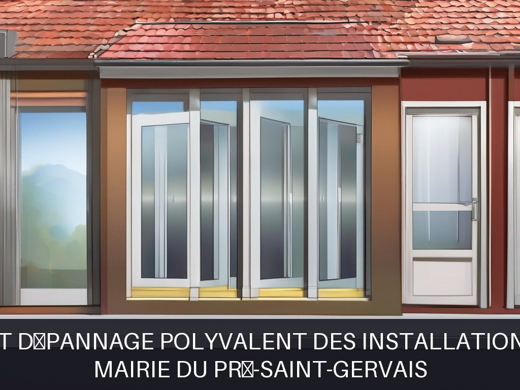 Illustration pour Mairie du Pré-Saint-Gervais: Maintenance et dépannage polyvalent des installations communales