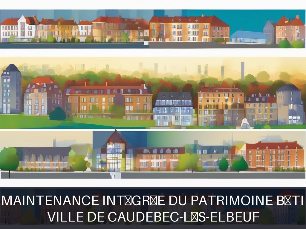 Illustration pour Ville de Caudebec-lès-Elbeuf: Gestion et maintenance intégrée du patrimoine bâti communal
