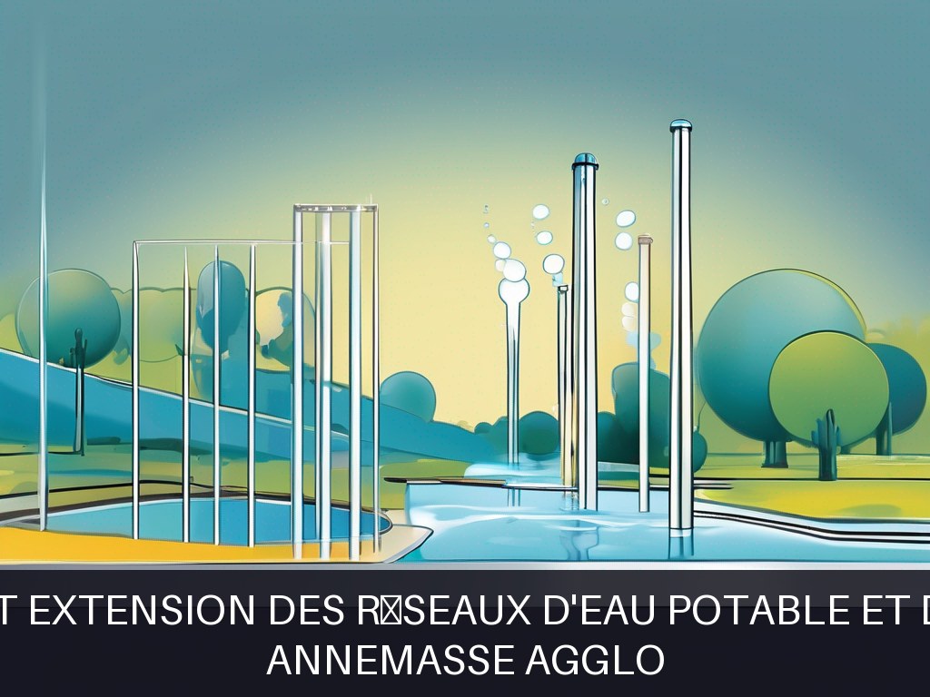 Illustration pour Annemasse Agglo: Réhabilitation et extension des réseaux d'eau potable et d'assainissement