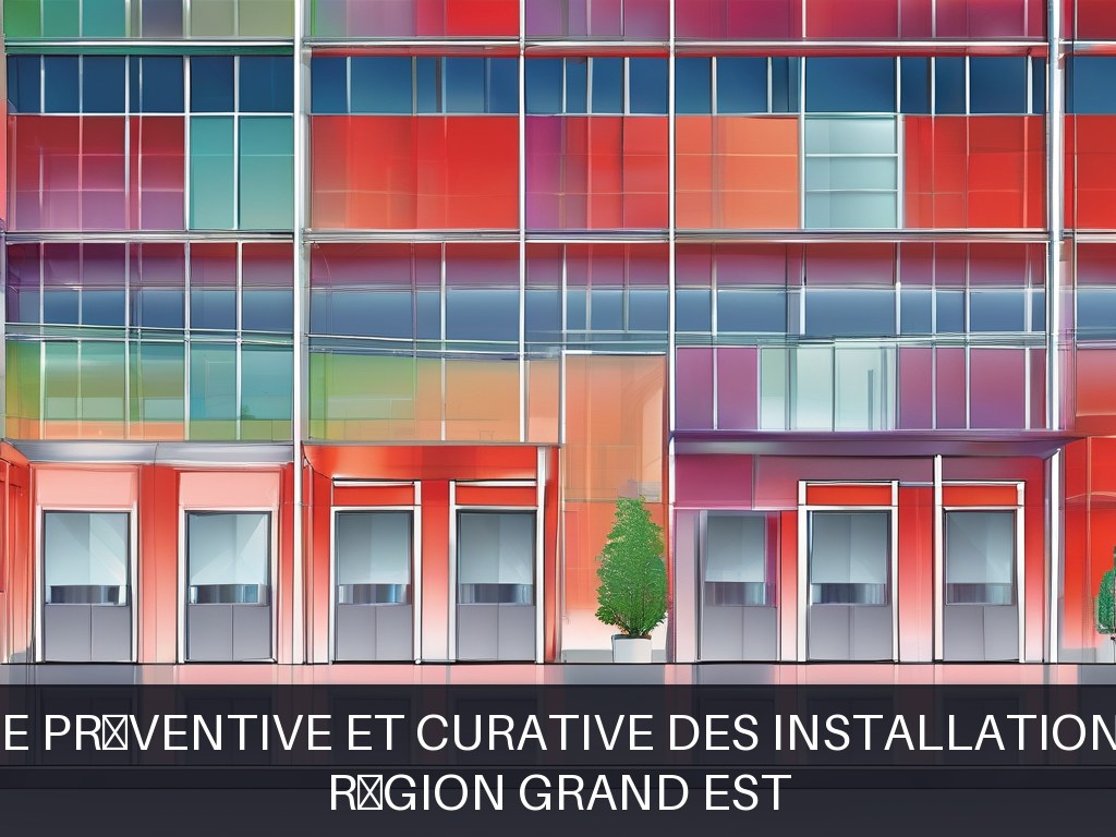 Illustration pour Région Grand Est: Maintenance préventive et curative des installations sanitaires