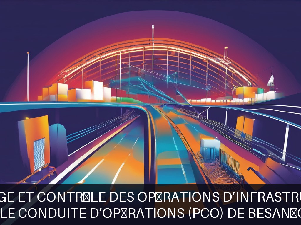 Illustration pour Pôle conduite d’opérations (PCO) de Besançon: Pilotage et contrôle des opérations d’infrastructure