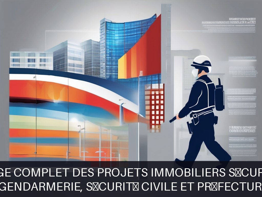Illustration pour Services de police, gendarmerie, sécurité civile et préfectures de la zone Ouest: Pilotage complet des projets immobiliers sécuritaires