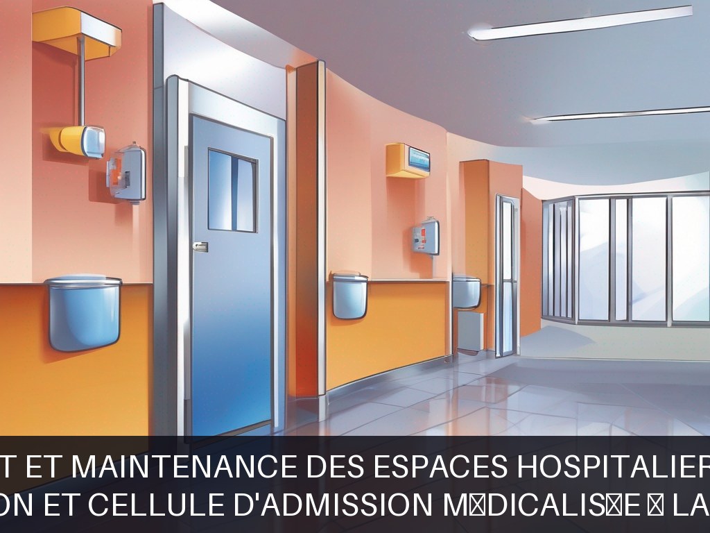 Illustration pour Unité de Soins Beaujon et Cellule d'Admission Médicalisée à LA COLLEGIALE (Paris 5e): Solutions d'aménagement et maintenance des espaces hospitaliers