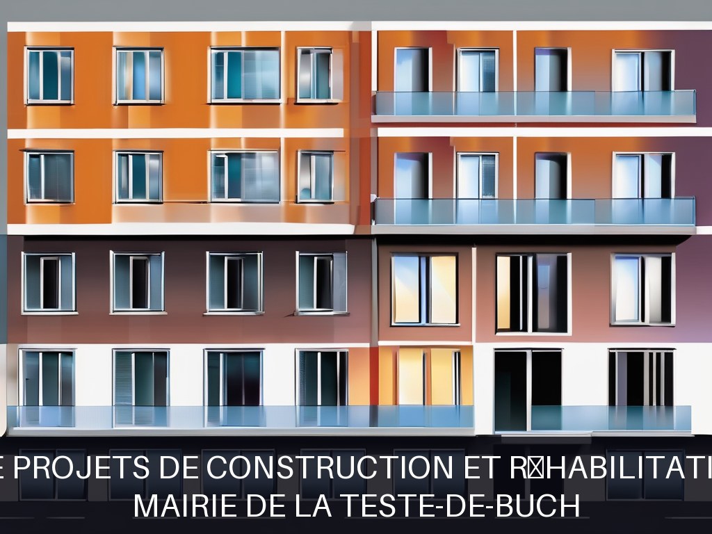 Illustration pour Mairie de La Teste-de-Buch: Gestion de projets de construction et réhabilitation lourde