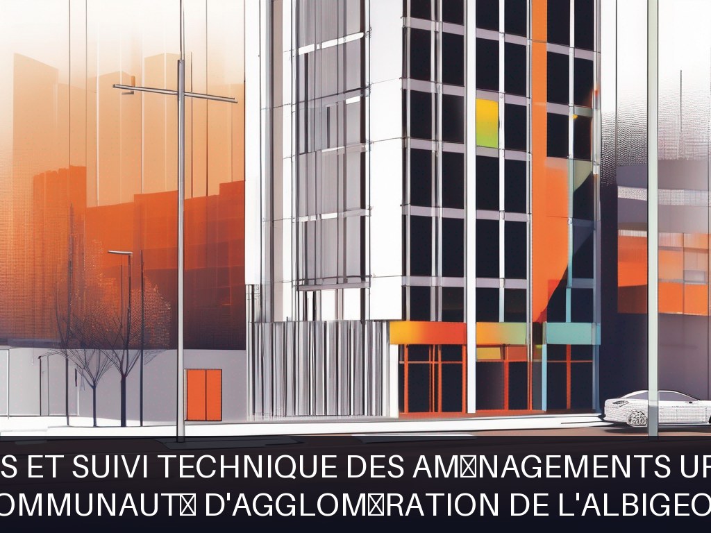 Illustration pour Communauté d'Agglomération de l'Albigeois: Études et suivi technique des aménagements urbains