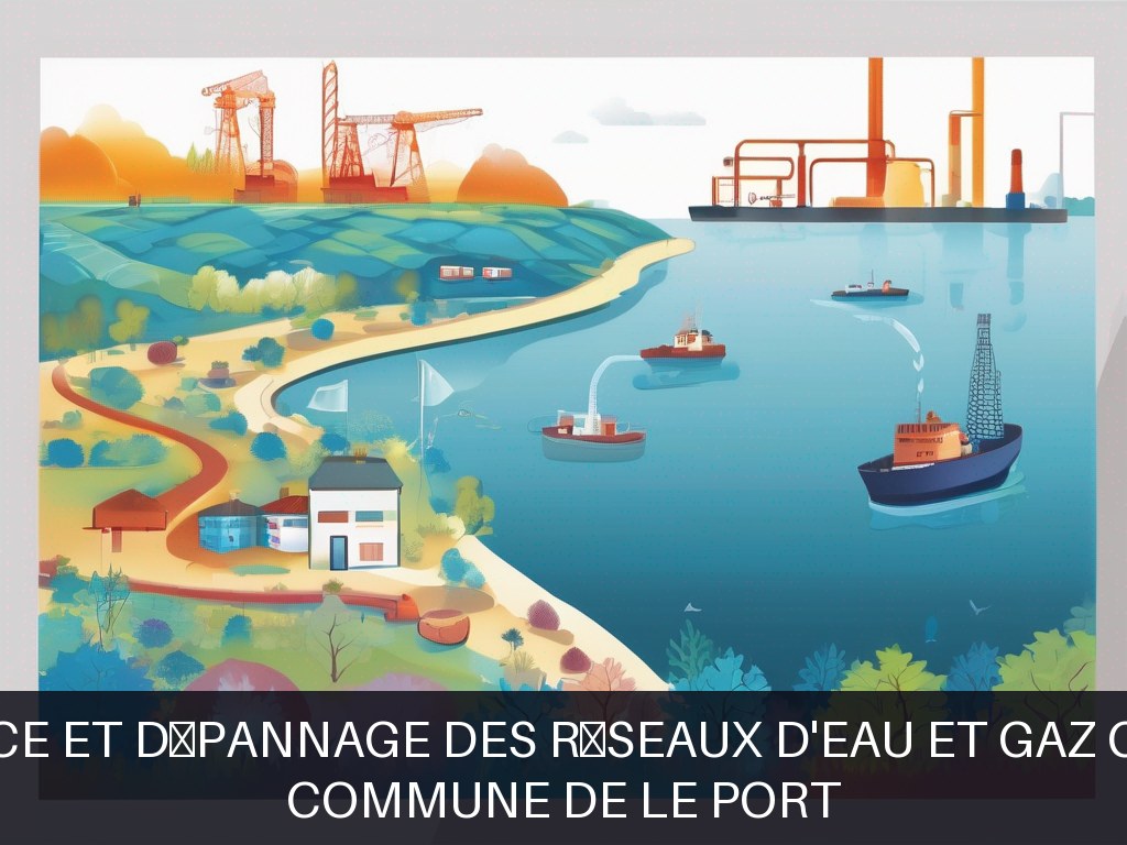 Illustration pour COMMUNE DE LE PORT: Maintenance et dépannage des réseaux d'eau et gaz communaux
