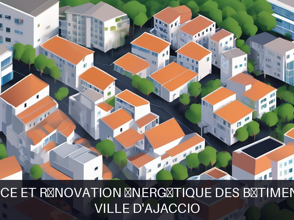 Illustration pour Ville d'Ajaccio: Maintenance et rénovation énergétique des bâtiments publics