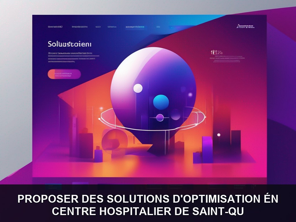 Illustration IA - Centre Hospitalier de Saint-Quentin : Optimisation énergétique et de maintenance préventive (Potenti