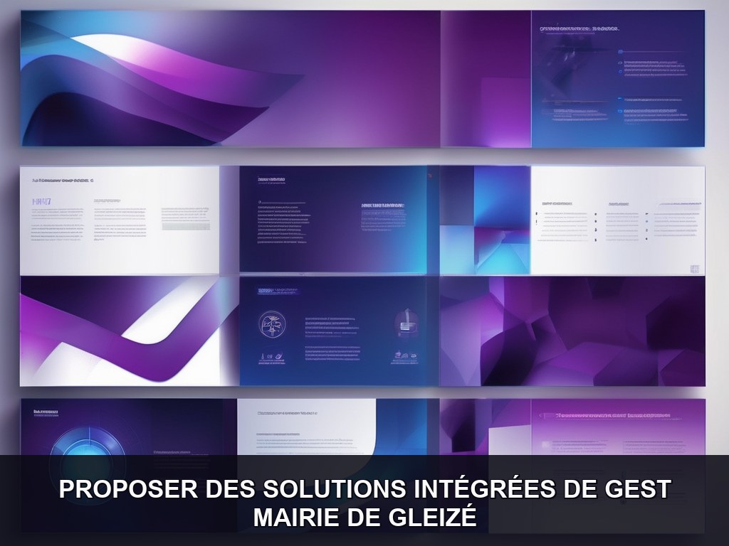 Illustration IA - Mairie de Gleizé : Intégrées de gestion technique et logistique pour bâtiments, voirie et événements