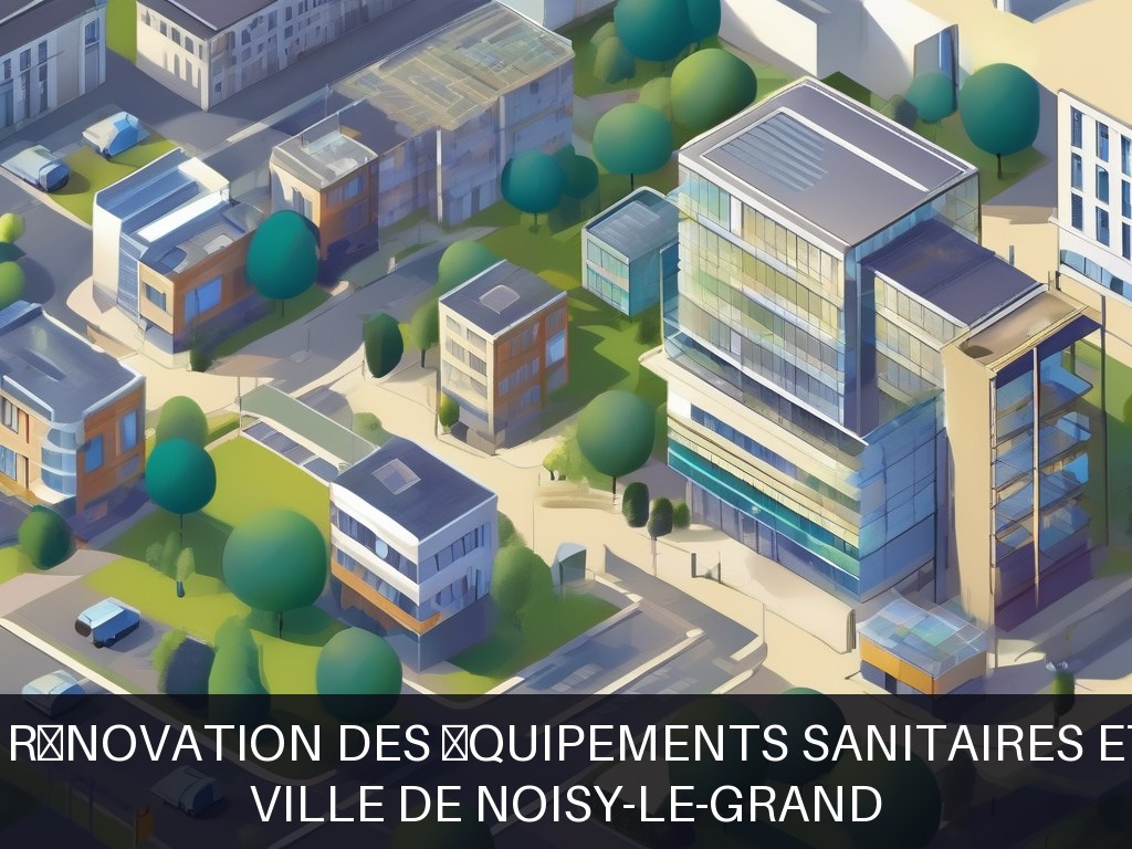 Illustration pour Ville de Noisy-le-Grand: Maintenance et rénovation des équipements sanitaires et de couverture