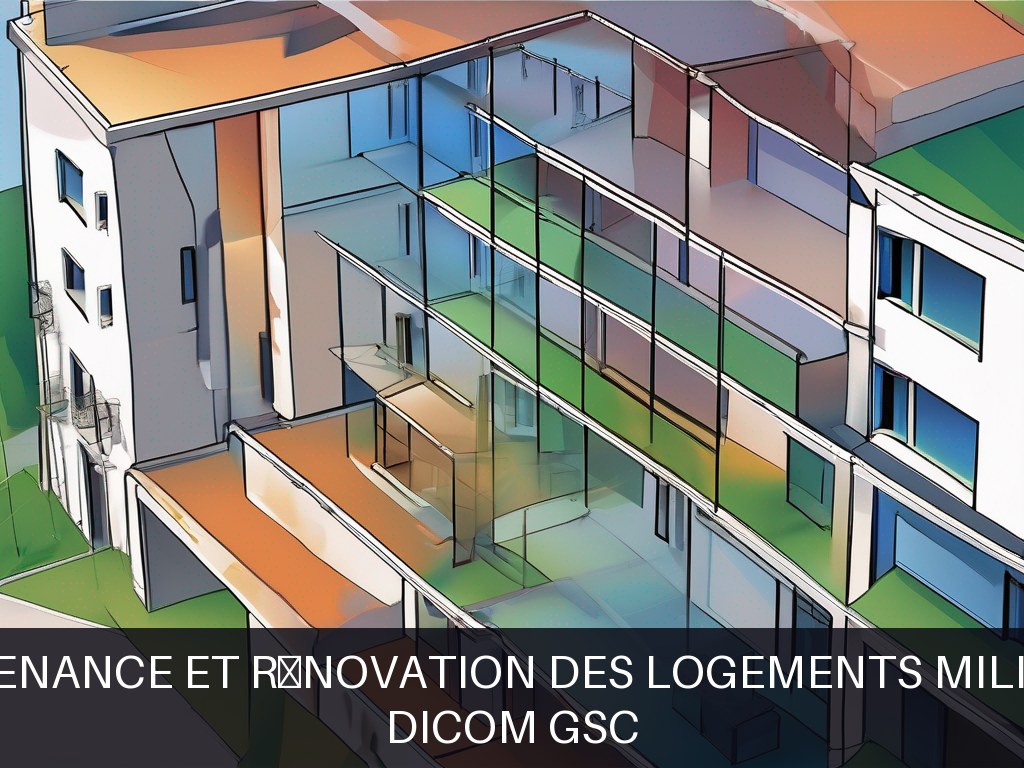 Illustration pour DICOM GSC: Maintenance et rénovation des logements militaires