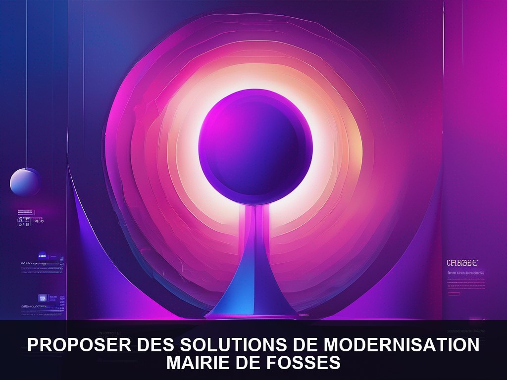 Illustration IA - Mairie de Fosses : Modernisation et d'optimisation des installations de chauffage et sanitaires (Pot