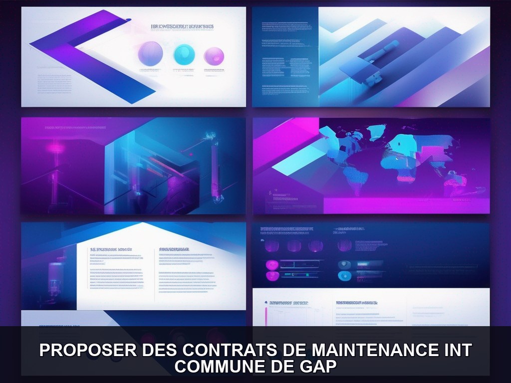 Illustration IA - Commune de Gap : Proposer des contrats de maintenance intégrée avec suivi digitalisé et intervention
