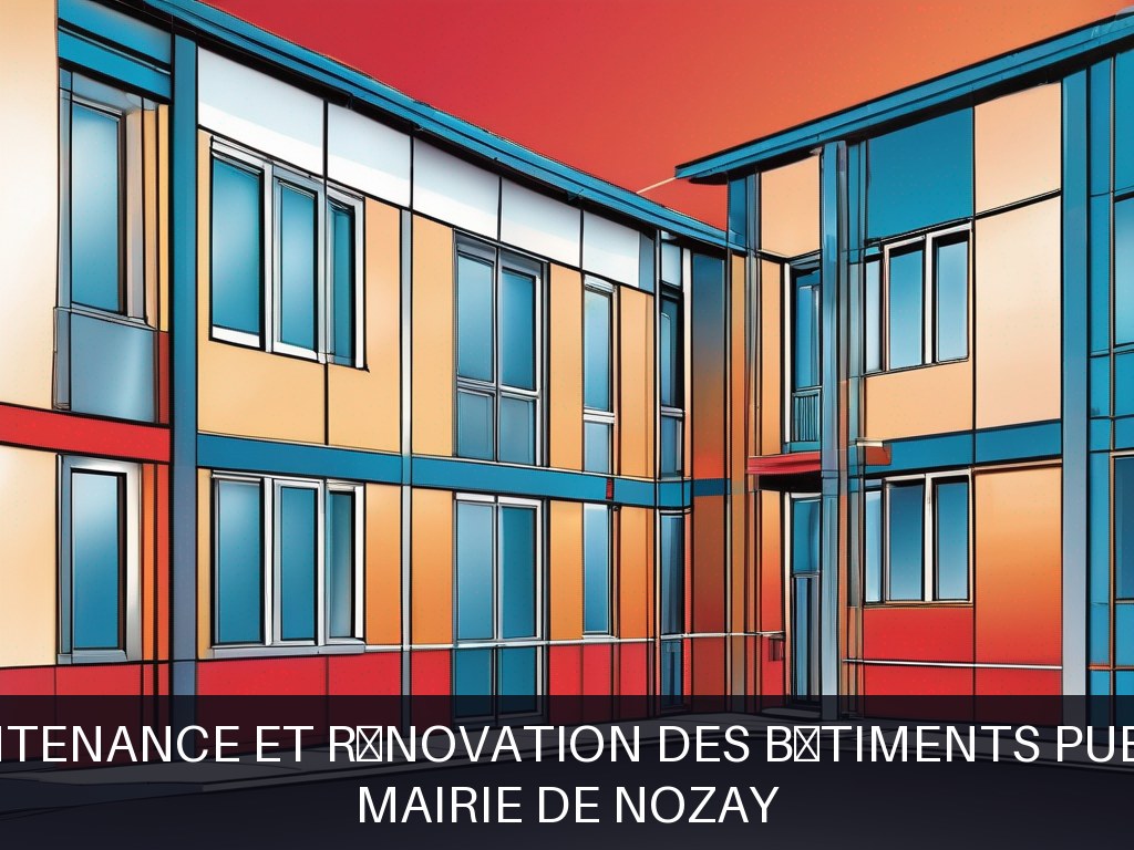 Illustration pour Mairie de Nozay: Maintenance et rénovation des bâtiments publics