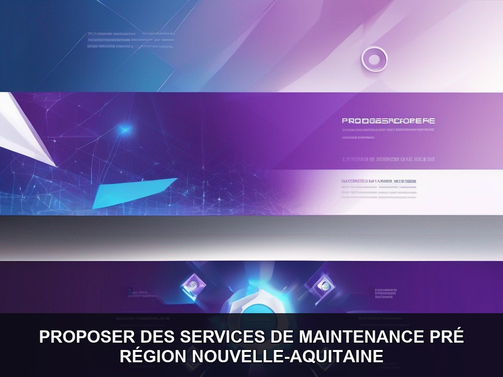 Illustration IA - Région Nouvelle-Aquitaine : Maintenance préventive et corrective pour les bâtiments publics (Potenti