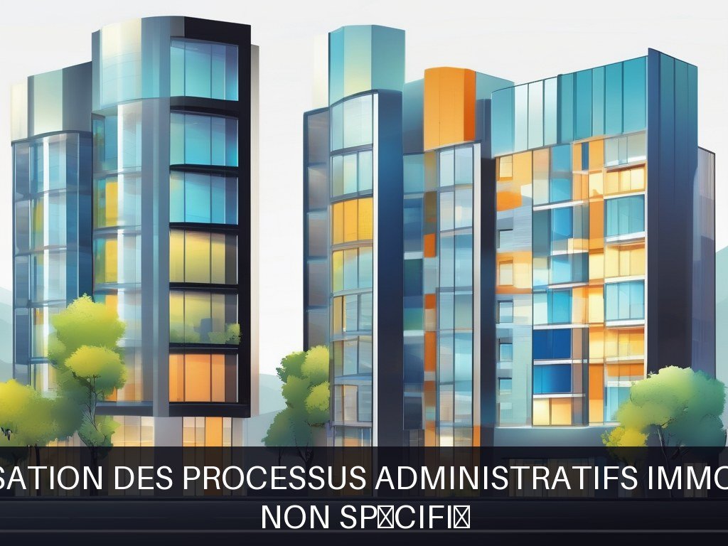 Illustration pour Non spécifié: Optimisation des processus administratifs immobiliers (Potentiel à Court Terme)