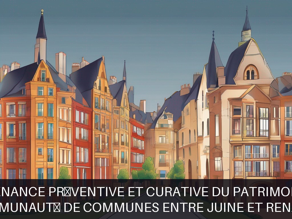 Illustration pour Communauté de Communes Entre Juine et Renarde: Maintenance préventive et curative du patrimoine bâti