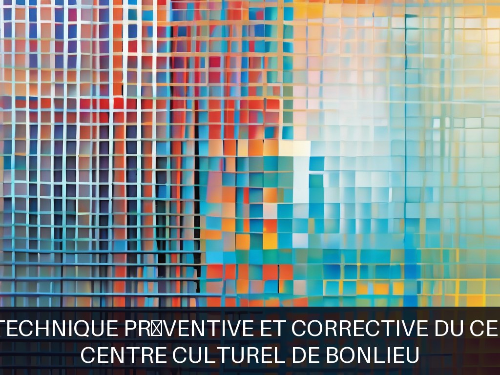 Illustration pour Centre Culturel de Bonlieu: Maintenance technique préventive et corrective du centre culturel