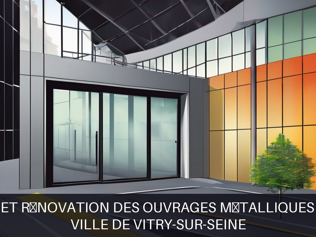 Illustration pour Ville de Vitry-sur-Seine: Maintenance et rénovation des ouvrages métalliques et serrurerie