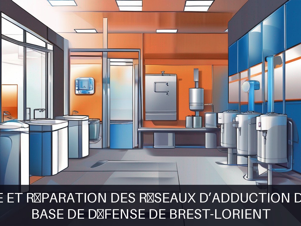 Illustration pour Base de Défense de Brest-Lorient: Maintenance et réparation des réseaux d’adduction d’eau potable
