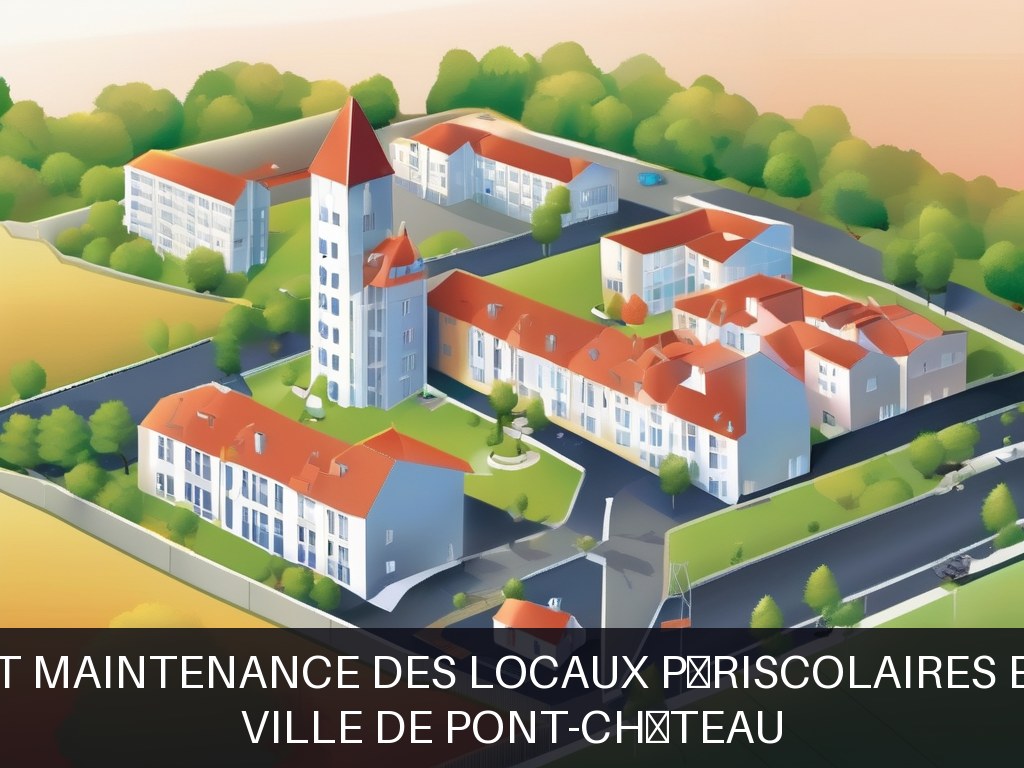 Illustration pour Ville de Pont-Château: Entretien et maintenance des locaux périscolaires et scolaires