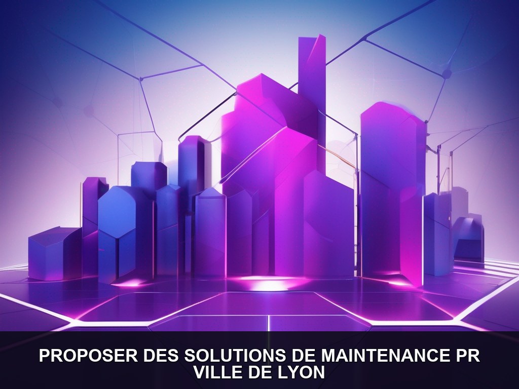 Illustration IA - Ville de Lyon : Maintenance préventive et corrective pour les bâtiments municipaux (Opportunité Urge