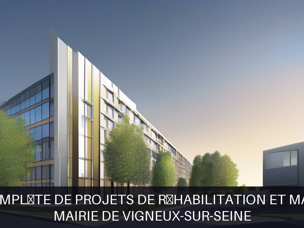 Illustration pour Mairie de VIGNEUX-SUR-SEINE: Gestion complète de projets de réhabilitation et maintenance
