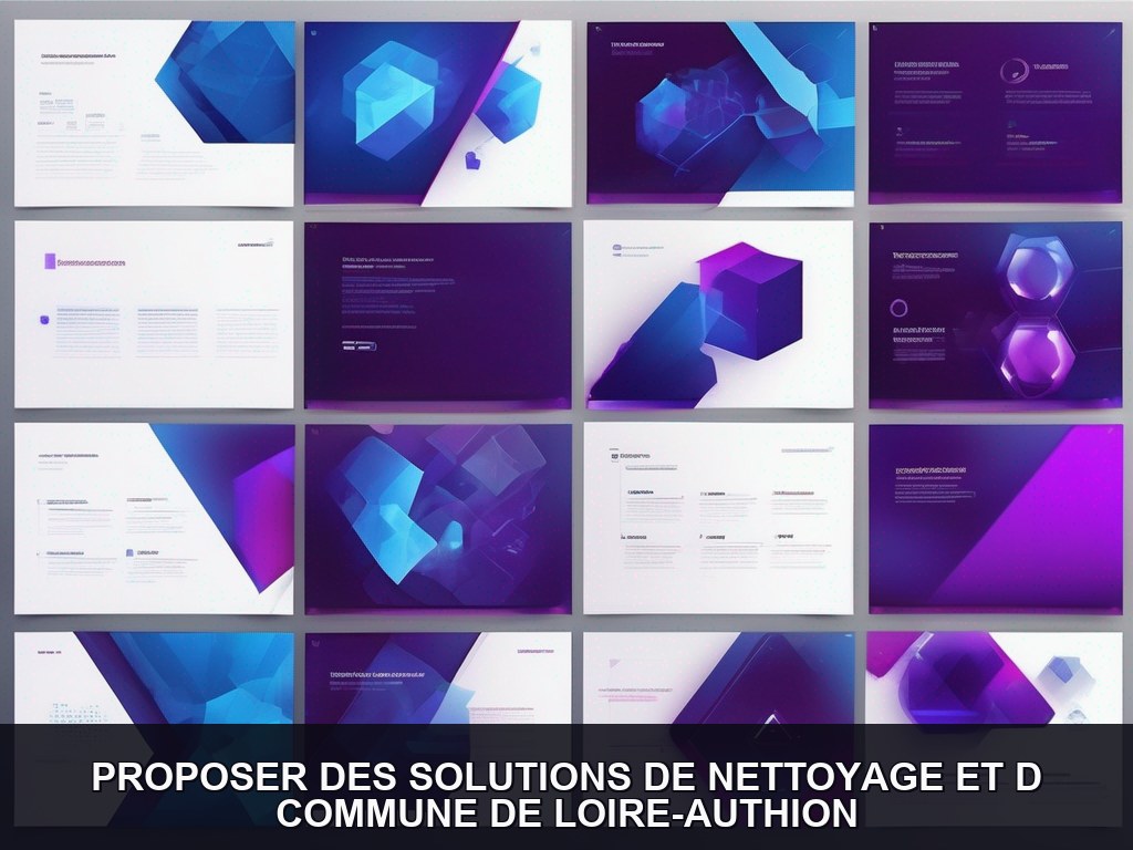 Illustration IA - Commune de Loire-Authion : Nettoyage et d'entretien spécialisées pour les bâtiments publics (Potenti