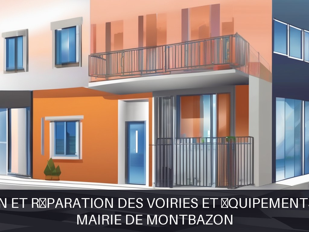 Illustration pour Mairie de Montbazon: Entretien et réparation des voiries et équipements urbains