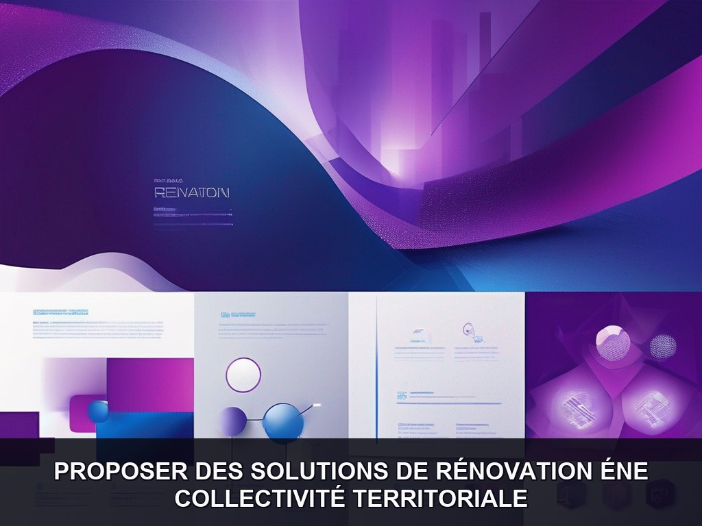 Illustration IA - Collectivité territoriale : Rénovation énergétique et de maintenance préventive (Potentiel Fort)