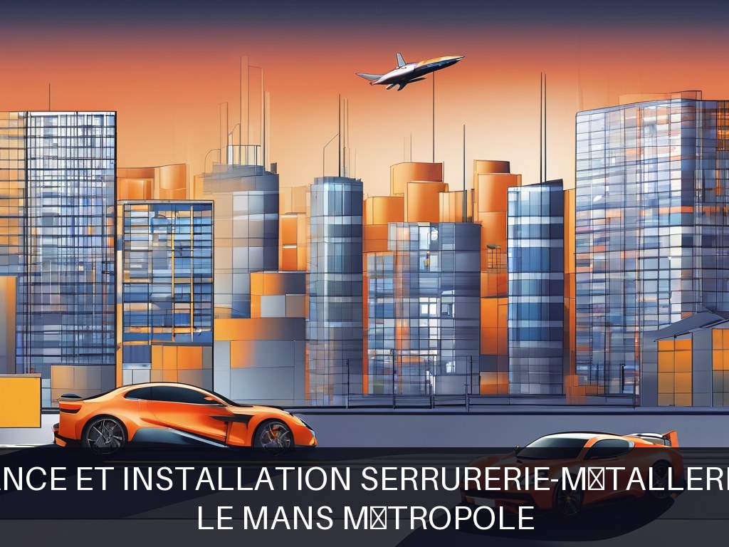 Illustration pour Le Mans Métropole: Maintenance et installation serrurerie-métallerie urbaine