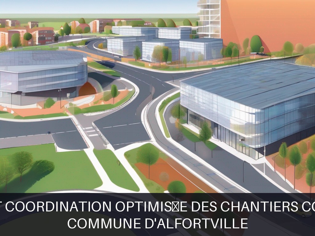 Illustration pour Commune d'Alfortville: Gestion et coordination optimisée des chantiers communaux