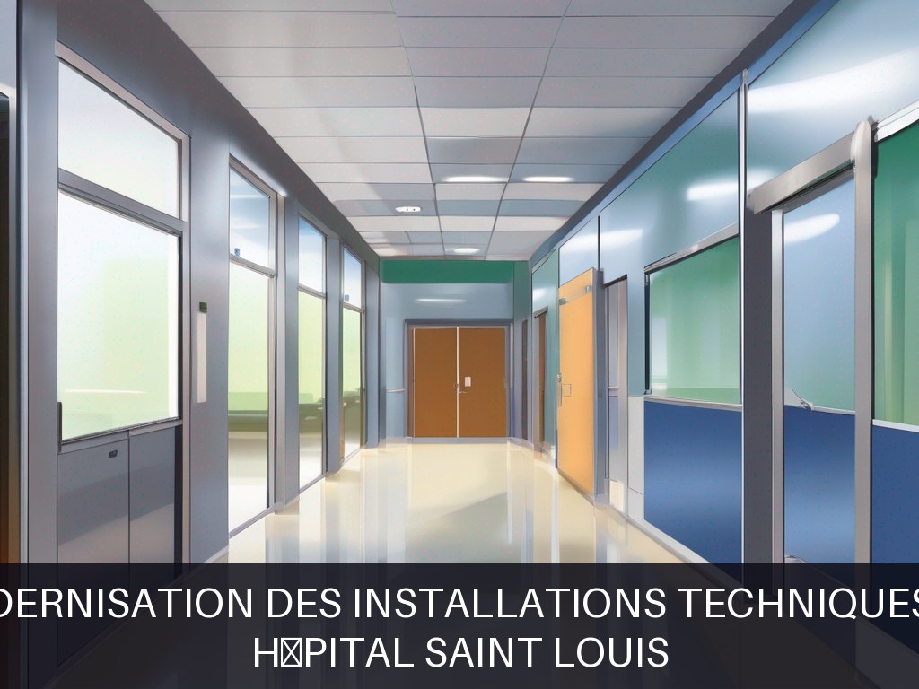 Illustration pour Hôpital Saint Louis: Gestion et modernisation des installations techniques hospitalières