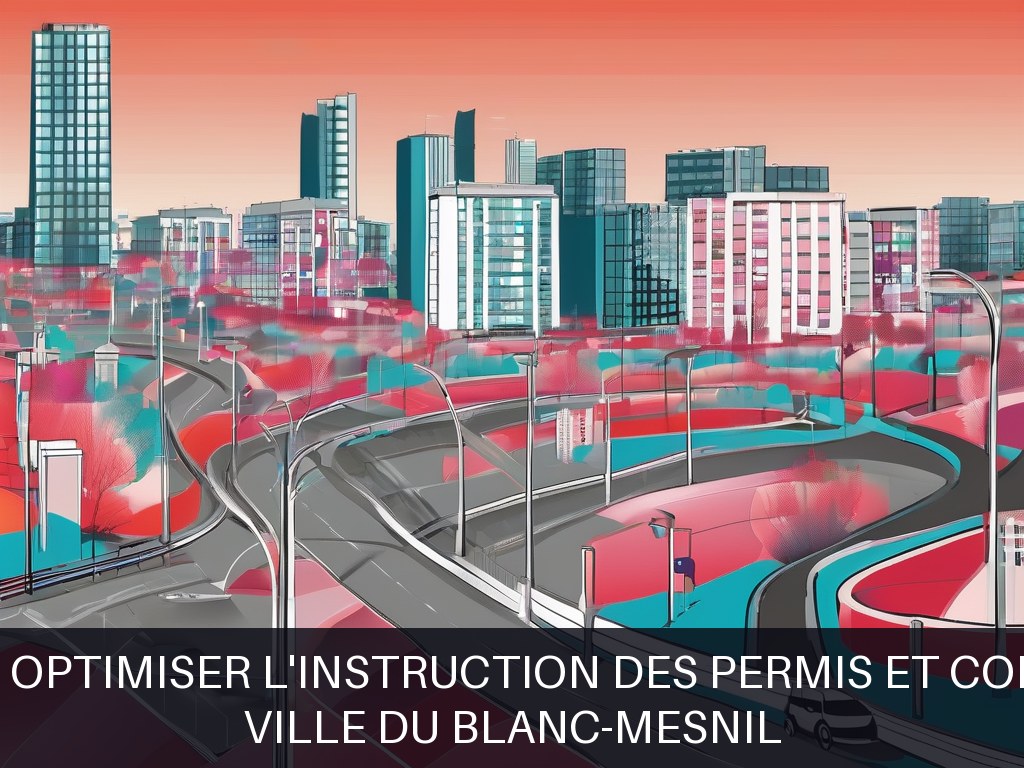 Illustration pour Ville du Blanc-Mesnil: Solutions pour optimiser l'instruction des permis et contrôles urbains