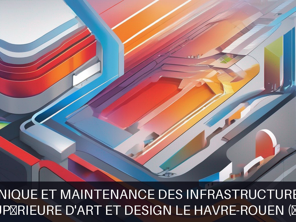 Illustration pour École Supérieure d'Art et Design Le Havre-Rouen (ésadhar): Gestion technique et maintenance des infrastructures artistiques