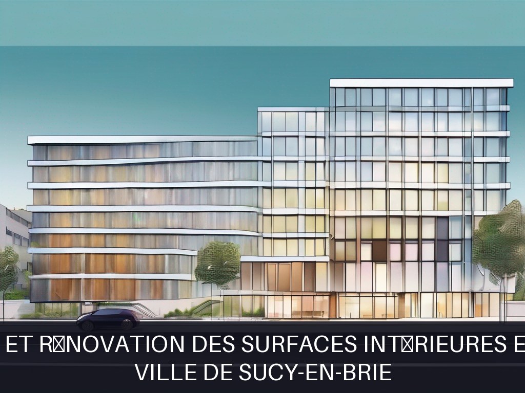 Illustration pour Ville de Sucy-en-Brie: Maintenance et rénovation des surfaces intérieures et extérieures