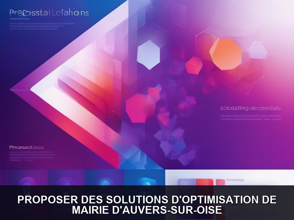 Illustration IA - Mairie d'Auvers-sur-Oise : Optimisation des processus d'entretien avec des équipements spécialisés (