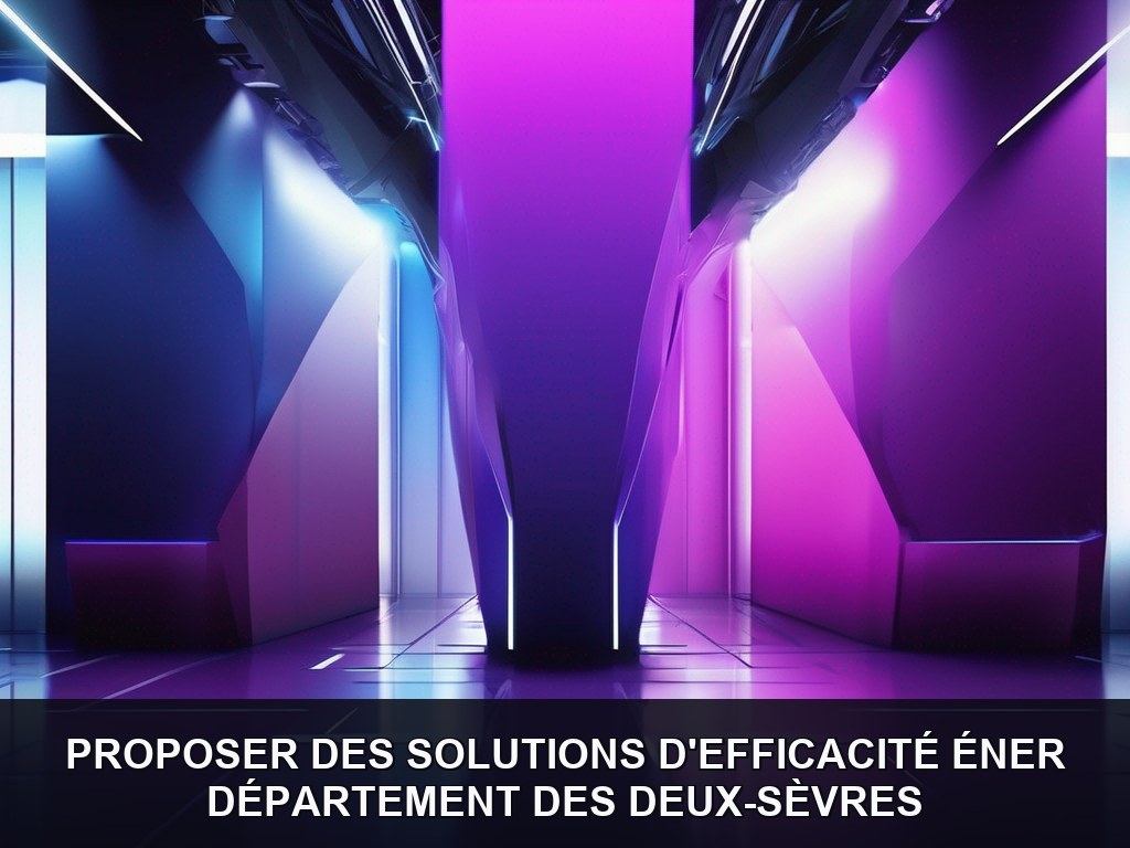 Illustration IA - Département des Deux-Sèvres : Efficacité énergétique pour les bâtiments publics (Opportunité Urgente